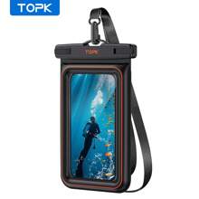 TOPK TOPK Waterproof Phone Pouch, (E09)IPX8 Waterproof Phone Case Compatible With IPhone16 15 14 13 12 11 Pro Max Xs Plus Kayaking & Outdoor Adventures
