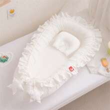 Portable Infant Crib Bedside Crib Foldable Newborn Nest Lying Chair