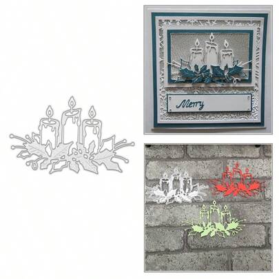 1 قطعة أدوات القطع والنقش المعدنية ذات 3 قطع، أدوات DIY للنقش والقطع لتزيين ألبومات الصور والبطاقات والحرف اليدوية