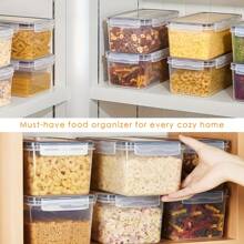 THELIFE 1/2/3/4 Stück luftdichte Lebensmittelaufbewahrungsbehälter mit Deckeln, 2,8L/3,2L Pastacontainer für die Pantry-Organisation und -Aufbewahrung, Küchen-Aufbewahrungsbehälter für Spaghetti, Mehl, Zucker und Nudeln