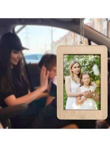 1 pezzo di molletta parasole per foto in acrilico, molletta parasole magnetica, decorazione auto, regalo di coppia, regalo di San Valentino, portafoto