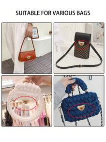 Lock Clasp Catch Purse, Thumb Lock Purse ,Buckle Fasteners Wallet Buckle, Purse Metal Clasp, Locks For Diy Making Craft Bag Pursebuckle Accessories Replacement,Give To Friends, Classmates, Family, Relatives, Colleagues, Diy By Yourself