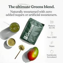 Mango Greens By Free Soul – Daily Super Greens Powder In Mango Flavour |   30 Servings - 1 - View 6