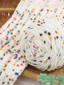 1/2pcs Jelly Bean Style Mohair Yarn Ball,Hand Made Spray Color Slub Wool Yarn Ball,Multicolor Speckled Mohair Bulky Yarn,ForKnitting DIY Scarves Hats Crafts,DIY Knitting Of Dolls, Bags, Sweaters, Blankets Etc. - Multicolor - View 22