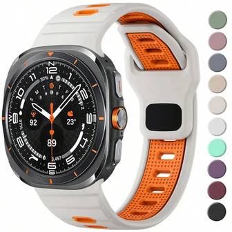 Sport Straps Compatible With Samsung Galaxy Watch Ultra Strap 47mm Accessories Smartwatch Silicone Bracelet Galaxy Watch Ultra Band