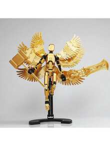 Conjunto de Figura de Ação Anjo T13, Figura de Ação Robô Titã 13, Conjunto de Robô Dummy 13 Impresso em 3D, Figura de Ação Sortudo 13, Conjunto para Colecionadores, Presentes Criativos de Aniversário, Decorações de Mesa