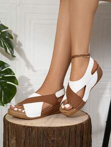 Women Platforms & Wedge Sandals - Brown - View 5