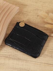 Women Pu Zip Crocodile Fashion Small Lightweight Fashion For Anniversary For Birthday Gift For Gift White-Collar Workers For Male For Female For Women Wallet Mini Wallet Purse Wallet Coin Wallet Wallet