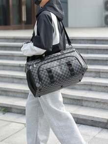 Peach Tree Peach Tree Men Tote Bag, Shoulder Messenger Crossbody Bag, Motorcycle Cycling Bag, Shopping Bag, Beach Bag, Reusable Bag, Travel Bag, Suitable For University School, Vacation Essentials, Lightweight Large Capacity, Autumn Christmas Shopping Laptop Bag, Thanksgiving Winter Wallet Storage Gym Fitness Bag, Black Backpack, Multi-Functional Outdoor Fashion Travel Friend Gift Valentine's Day Bags For Travel Large Tote Bag