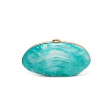 2025 New Fashion Acrylic Women's Evening Bag, Party Metal Clip Handbag, Shoulder Bag, Crossbody Bag, Chain Strap Purse, Formal Dress Bag, Wedding Bag - Baby Blue - View 1