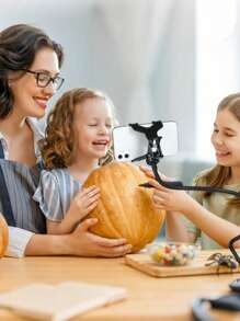 1 pezzo Supporto per telefono, supporto universale regolabile a 360° con collo di cigno, supporto per smartphone da 4-7 pollici, mantiene libera la porta di ricarica, adatto per vari ambienti come salotti, camere da letto, cucine, bagni, ed è anche un'ottima scelta come regalo.