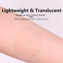 10/20pcs Chafing Thigh Guards, Anti-Chafing Transparent Friction Protectors For Inner Thighs, Knees, Sweat & Water Resistant, Trim To Fit, Suitable For Multi-Occasions & All People