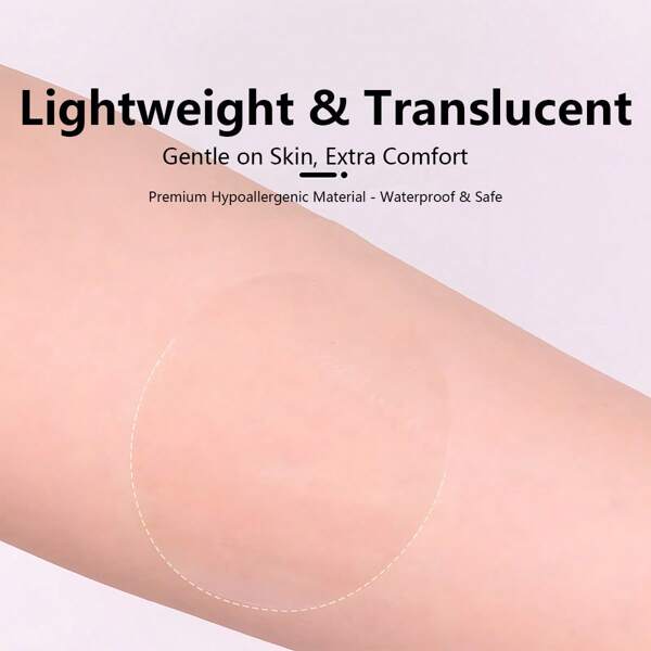 10/20pcs Chafing Thigh Guards, Anti-Chafing Transparent Friction Protectors For Inner Thighs, Knees, Sweat & Water Resistant, Trim To Fit, Suitable For Multi-Occasions & All People