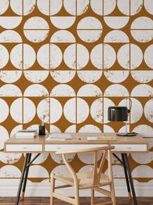 Scandinavian Style Abstract Self Adhesive Wallpaper Mid Century Modern Minimalist Black And White Removable Peel And Stick Wallpaper Boho Wall Decor Geometrical Minimalistic Peel And Stick Or Pre-Pasted Mural Wall Paper Wall Stickers Room Decor Wall Sticker