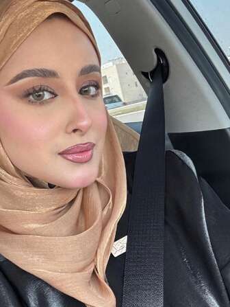 1pc Women Solid Color Hijab,Silk-Like Island Headscarf, Soft Casual Long Scarf Veil, Conservative Solid Color Head Wrap, Suitable For Daily Use For Dress