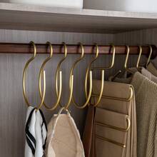 Aluminum Metal Clothes Hangers, Multipurpose Space-Saving Crossbar Hooks For Hats, Caps, Towels, Scarves – Versatile Closet Organizer,Spring,Minimalist,Summer Tops