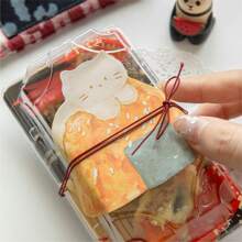 1 Set Of 30 Pcs Rotating Sushi Pad Cute Animal Sushi Memo Pad Self-Stick Notes, Student Sticky Notes, School Supplies,Back To School