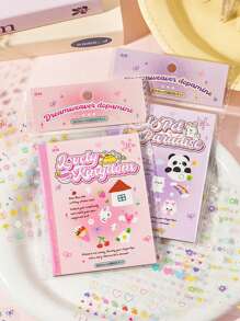 1pc Dopamine 3.0 Mini Decorative Sticker Book, Suitable For Scrapbooking, DIY Planner, Album Decoration, Card Making,School Supplies,Back To School
