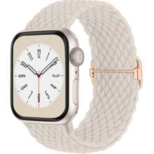 Alça Trançada Elástica Compatível com Band Ultra 49mm 45mm 44mm 46mm 42mm 41mm 40mm 38mm Homens Mulheres, Pulseiras de Nylon Macio Trançado Elásticas Bandas de Substituição para Ultra 2, Série 10/9/8/7/6/5/4/3/2/1 SE como Presente para Estudantes Voltando às Aulas