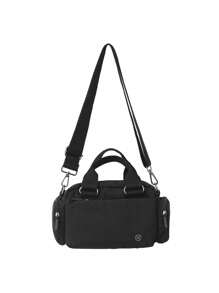 ceionkeust Unisex Men's Lightweight Anti-Theft Messenger Bag, Fashionable Waterproof Nylon Fabric Cross-Body Shoulder Bag, Multi Compartment Large Capacity Briefcase For Travel