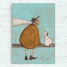 1 pezzo Stampa d'arte vintage di Sam Toft, cartellone, opera d'arte per decorazione di pareti di casa, ufficio, camera da letto, soggiorno, cucina, con opzione di cornice