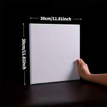 1 件装拉伸画布，白色空白画布，适用于油画、丙烯画、水彩画和蛋彩画的创意绘画，返校，学校用品 - 彩色 - 查看 14