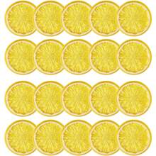 5/10/20PCS Fake Plastic Lemon Slices, Artificial Simulation Fruit Lemon Slice Realistic Fake Fruit Model Party Home Kitchen Restaurant Decoration,Home, Dining Room, Living Room, Outdoor Garden Decoration,Mother's Day Gifts, Birthday Bifts, Graduation Season Gifts,Wedding Season, The Art Of Inserting Flowers, Photography Props