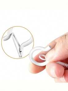 Modern Style Self-Adhesive Stainless Steel Hanging Hook - No Drilling Required, Easy Installation, Suitable For Hanging Small Plants And Decorations - Made Of Durable Metal And Plastic, Space-Saving, With Anti-Rust Coating - Multicolor - View 6