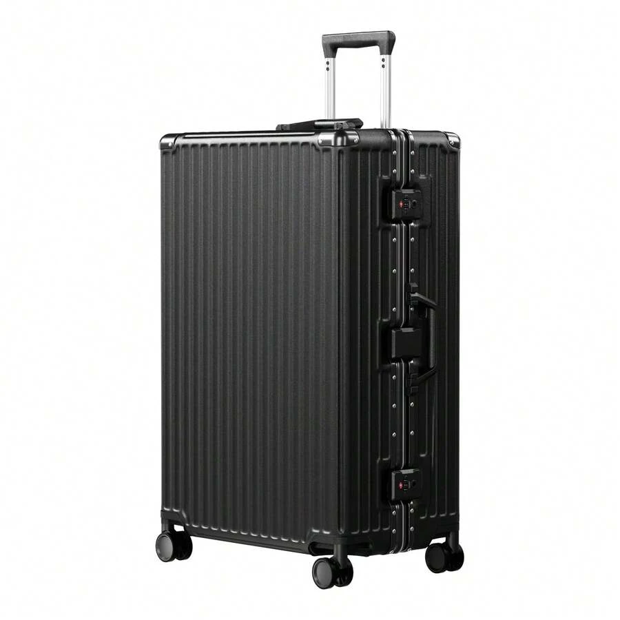 Luggage 28-Inch Hardside Luggage With Spinner Wheels & TSA Lock, Lightweight Carry-On Suitcase For Men Women, Ideal For Business Trips, Family Vacations & Long-Distance Travel, Available In Black - 黑色 - 查看 1