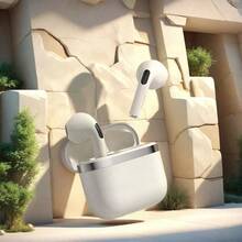 真无线蓝牙耳机，带充电盒，续航超过24小时，轻松与智能手机配对，无线耳机，无线耳塞 - 彩色 - 查看 1