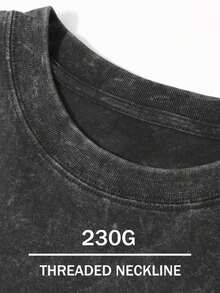 Tennessee Volunteers Citrus Bowl 2024 Football Graphic Washed T Shirt 230g, Men's Casual Cotton T-Shirt– Soft And Comfortable, Perfect For Everyday Wear And Outdoor Activities – Elevate Your Style With Effortless Fashion - màu đen - Xem 3
