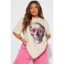 Eternal Love Skull Tshirt - Sand - 1 - 查看 4