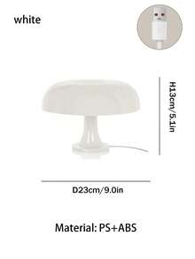 LED Orange Mushroom Table Lamp - USB Powered, 3-Color Button-Controlled Lighting, Ideal For Bedroom, Living Room, Camping, Dining Room, Office, Reading, Home Decor, Holidays And Birthday Gifts - Multicolor - View 13