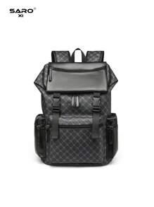 Mochila de gran capacidad con estampado floral de moda para hombres, mochila casual para ir y venir, viajar, para la universidad y laptop, mochila deportiva con cremallera, adecuada para el transporte, gran regalo para hombres