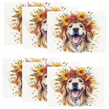 1/4/6/8/12 Stück bedruckte waschbare Tischsets aus Leinen, Oberflächenschutzmatten, Tischsets für Innen und Außen, geeignet für Feierlichkeiten, Küchen- und Esszimmerdekoration