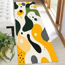 1/2 szt. Nowoczesny asymetryczny wzór tekstury dywanik kuchenny, odpowiedni do wewnątrz/na zewnątrz, chłonny i odporny na plamy, do stosowania w sypialni, łazience, kuchni, wejściu - zmywalny wystrój domu