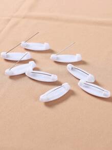 8pcs/Bag Head Scarf Clips, Hijab Pins, Brooches, In OPP Bag