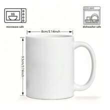 1 pièce Peu importe où je vis, je suis toujours de Brooklyn Mug, 11 Oz Tasse en céramique blanche, Micro-ondable, Tasse polyvalente, Convient pour boire de l'eau et du café quotidiennement