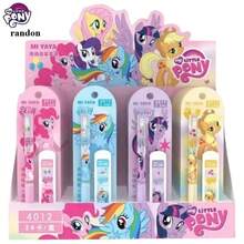 Randon 1/2pcs My Little Pony Anime Peripheral Cartoon Eraser Automatic Pencil Set Creative Kawaii Girl Heart 0.5mm Stationery Wholesale - Multicolor - View 1