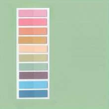 400pcs/200pcs Morandi Color Index Labels, Transparent Sticky Flags, Various Pastel And Vintage Colors, Rectangular Colored Index Cards, Suitable For Office, Study And Gift Wrapping, Organization And Storage