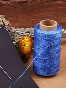 1 卷 250 米蜡线，皮革手工缝纫线，手工 DIY 蜡线，适用于皮革工艺、修鞋、制作钱包、装订等 - 彩色 - 查看 4