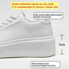 Damen Plateau-Sneaker, vielseitig einsetzbar, Lässig Schuhe für Jugendliche