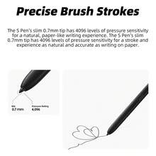 Stylus Pen For Sa/Msung Galaxy S24/S23/S22 Ultra 5G Mobile Phone S Pen Capacitive Touch Screen Pencil Without Bluetooth - Black - View 5