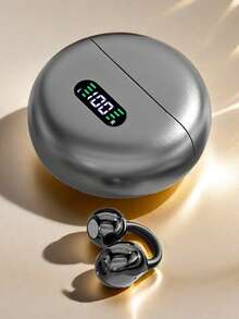 NEW SENYANG LED Display Clip-On Earphones, Sound-Proof, Long-Wearing Comfort, Open-Ear Sports Design, Wireless Bluetooth Earbuds With Voice Call Support - Nhiều màu - Xem 9