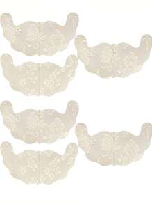3 Pairs Invisible Lace Bra Tapes - Lift, Support And Push Up Bust, Sticky Nipple Covers, Suitable For Swimsuit, Wedding Dress, Lingerie