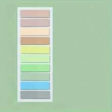 400pcs/200pcs Morandi Color Index Labels, Transparent Sticky Flags, Various Pastel And Vintage Colors, Rectangular Colored Index Cards, Suitable For Office, Study And Gift Wrapping, Organization And Storage