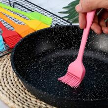 2 Pieces/Set Of Silicone Oil Brush, Barbecue Brush, Kitchen Baking Cake, Oiling Brush, All-In-One Silicone Oil Brush
