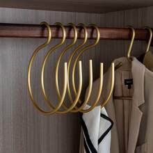 Aluminum Metal Clothes Hangers, Multipurpose Space-Saving Crossbar Hooks For Hats, Caps, Towels, Scarves – Versatile Closet Organizer,Spring,Minimalist,Summer Tops