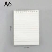 Flip Cover Notebook, A6, A5, B5, A4 Size, 160 Pages With Lined Paper