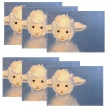 1/4/6/8/12 Stück bedruckte waschbare Tischsets aus Leinen, Oberflächenschutzmatten, Tischsets für Innen und Außen, geeignet für Feierlichkeiten, Küchen- und Esszimmerdekoration